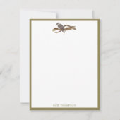 Lachen Kookaburra Australische vogel Eucalyptus Notitiekaartje (Voorkant)