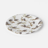 Lachen Kookaburra Australische vogel Eucalyptus Papieren Bordje (Gekanteld)