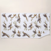 Lachen Kookaburra Australische vogel Eucalyptus Strandlaken (Voorkant)