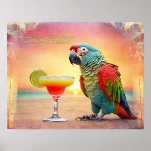 Lachen krankzinnig - poster