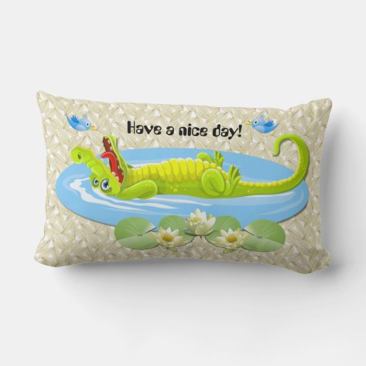 Lachen! Kussen (Achterkant)