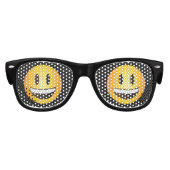 Lachen Lachende Gelukkige Emoji Kinder Zonnebril (Voorkant)