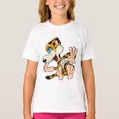 Lachen Leopard meisjes T-shirt (Voorkant)