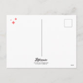 Lachen. Liefde. Glimlachen. Feestdagenkaart (Achterkant)