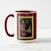 Lachen, liefde, voor altijd Paar Valentijn Foto Mok (Links)