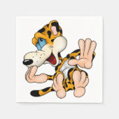 Lachen Luipaard Papieren servetten (Voorkant)