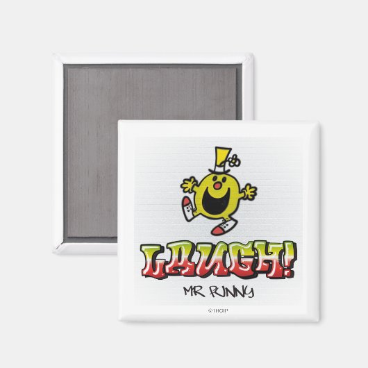 Lachen met meneer Grappig Magneet (Voorkant / Achterkant)