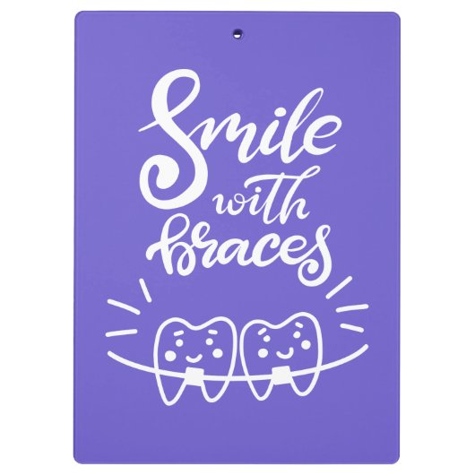 Lachen met races | Glimlende Teeth Klembord (Achterkant)