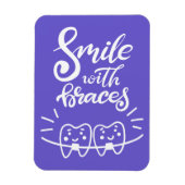 Lachen met races | Glimlende Teeth Magneet (Verticaal)