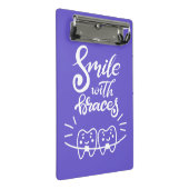 Lachen met races | Glimlende Teeth Mini Klembord (Schuin)