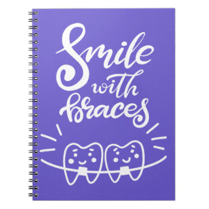 Lachen met races Glimlende Teeth Notitieboek