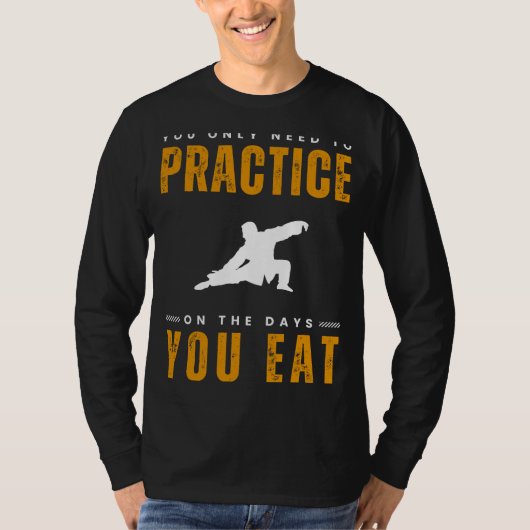 Lachen met Tai Chi Practice T-shirt  Fin (Voorkant)