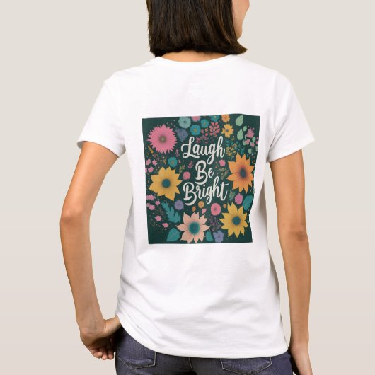 Lachen moet helder zijn t-shirt (Achterkant)