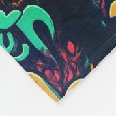 Lachen rijkdom geluk fleece deken (Hoek)