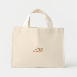 Lachen rijkdom geluk mini tote bag