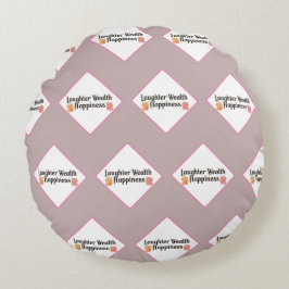 Lachen rijkdom geluk rond kussen