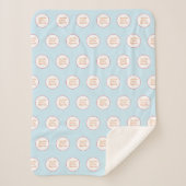 Lachen rijkdom geluk sherpa deken (Voorkant)