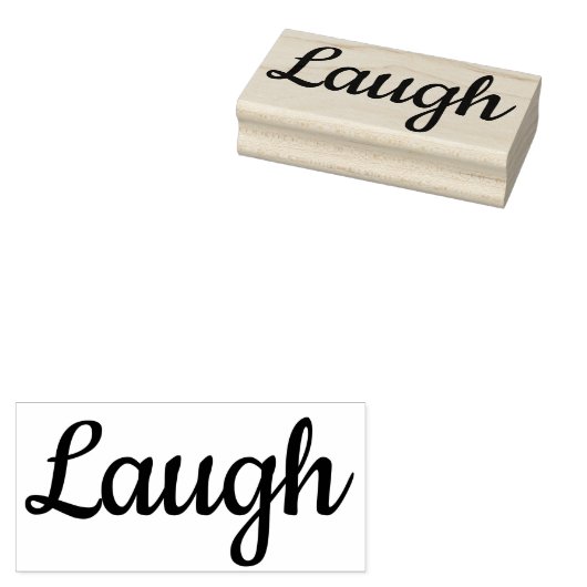 Lachen Rubberstempel (Gestempeld)