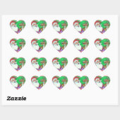 LACHEN SANTA & RENDIER KLOP KLOP GRAPPEN Grappig Hart Sticker (Vel)