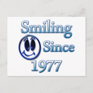 Lachen sinds 1977 briefkaart