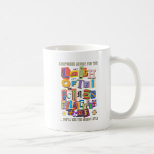 Lachen vaak – Positieve typografie Quote Design 1 Koffiemok
