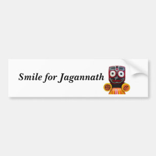 Lachen voor de Jagannath-bumper sticker