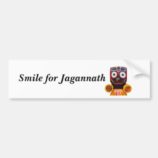 Lachen voor de Jagannath-bumper sticker