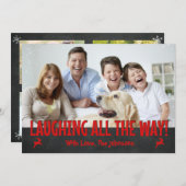 Lachend Al Kerstkaart van de Douane van de Manier (Voorkant / Achterkant)