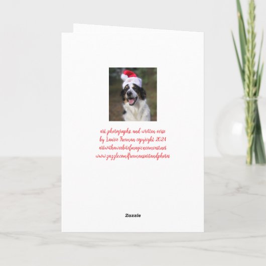 "Lachend de hele weg..." Kaart (Achterkant)