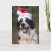 "Lachend de hele weg..." Kaart (Voorkant)