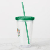Lachend Geluk Ontzondigd Acryl Drinkbeker (Links)
