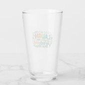 Lachend Geluk Ontzondigd Glas (Achterkant)