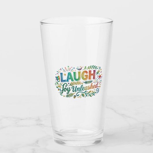 Lachend Geluk Ontzondigd Glas (Voorkant)