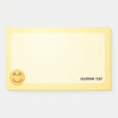 Lachend gezicht met lachende ogen Post-it Notes (Voorkant)