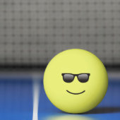Lachend Gezicht met Zonnebril Ping Pong Ball (Net)