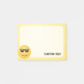 Lachend gezicht met zonnebril post-it® notes (Voorkant)