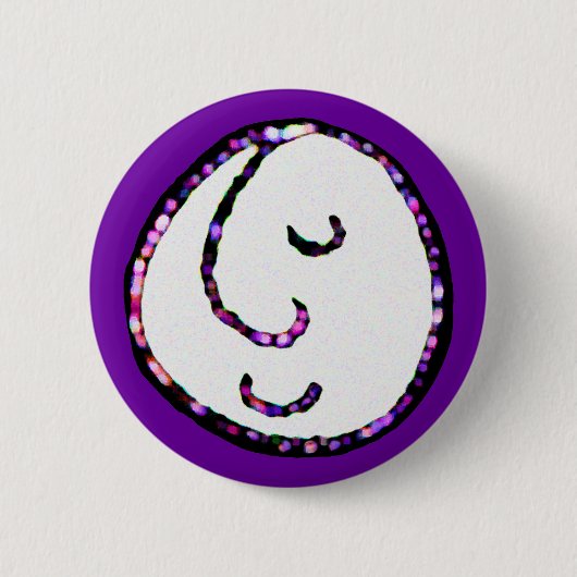 Lachend gezicht ronde button 5,7 cm (Voorkant)