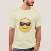 Lachend gezicht Zonnebril T-shirt (Voorkant)