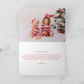 Lachend helemaal Rainbow 3 Kerstmis Foto Feestdagen Kaart (Binnen)