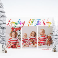 Lachend helemaal Rainbow 3 Kerstmis Foto