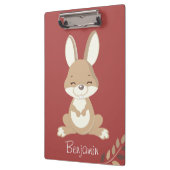Lachend konijn klembord (Links)