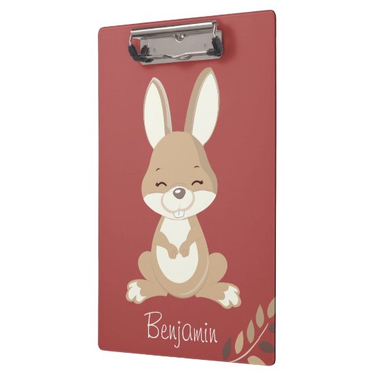 Lachend konijn klembord (Links)