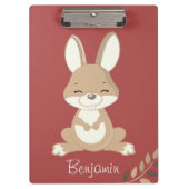 Lachend konijn klembord (Voorkant)