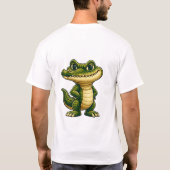 Lachend Leuke Krokodil T-Shirt (Achterkant)