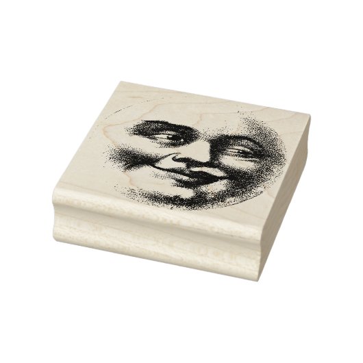  lachend maangezicht rubberstempel (Stempel)