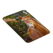 Lachend Paard Bijbel Quote Foto Magneet (Rechterzijde)