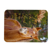 Lachend Paard Bijbel Quote Foto Magneet (Horizontaal)
