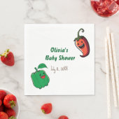 Lachend Peppers Baby shower Servet (Insitu)
