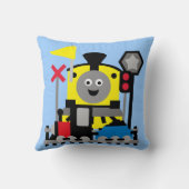 Lachend Treinkussen Kussen (Achterkant)