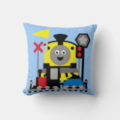 Lachend Treinkussen Kussen (Voorkant)